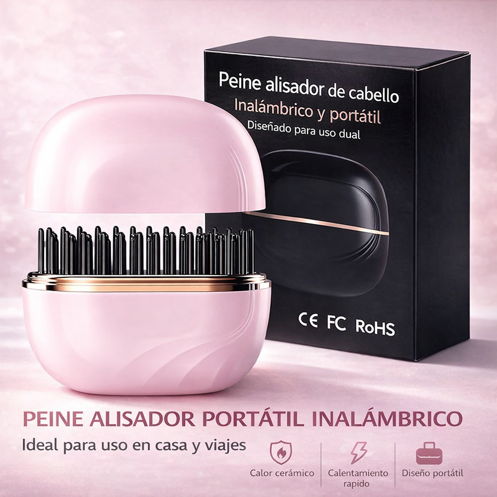 Mini plancha para cabello